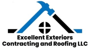 Here's an alt tag for the image: `Excellent Exteriors: Contracting and Roofing`